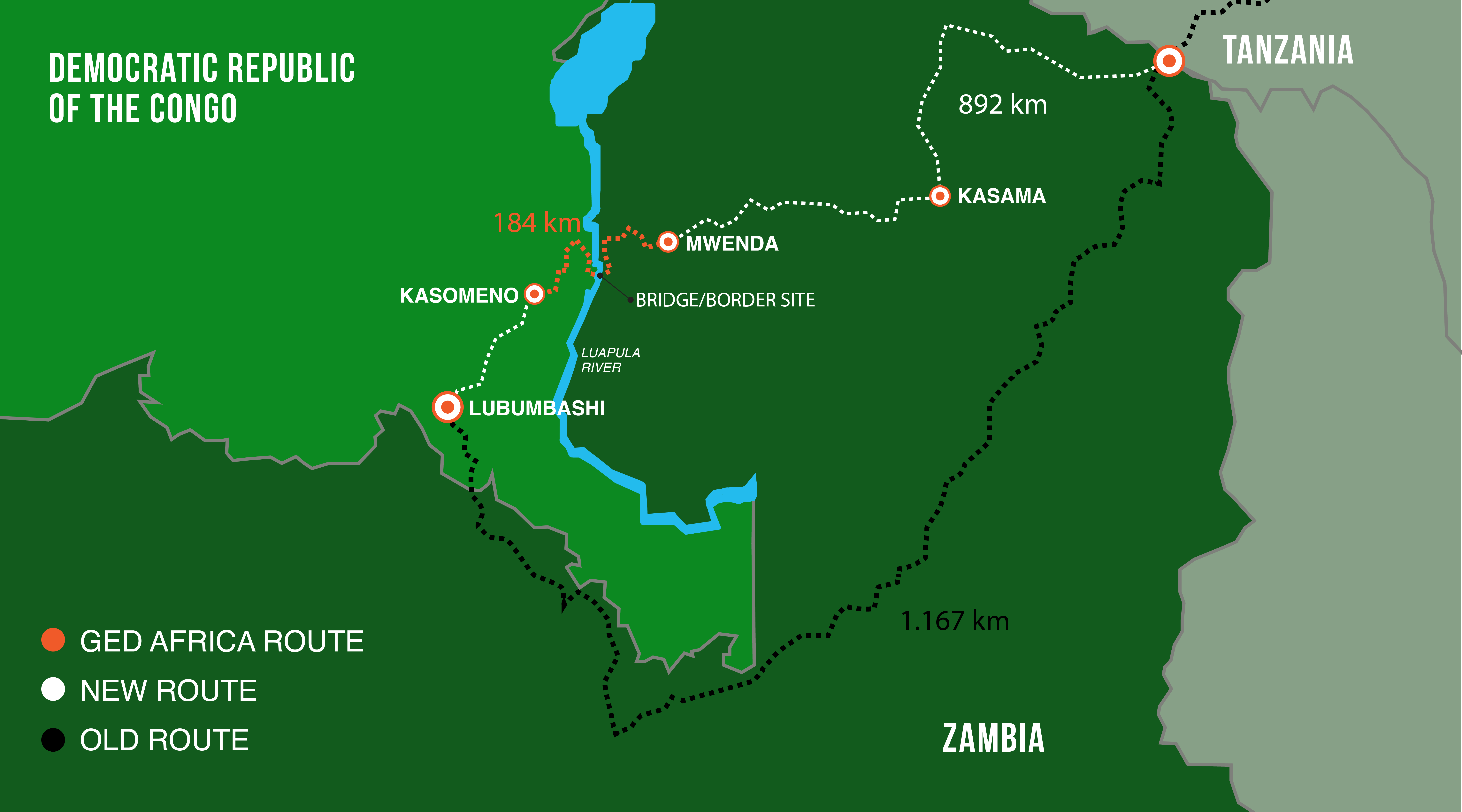 Lubumbashi map